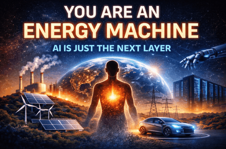 You Are an Energy Machine. AI Is Just the Next Layer